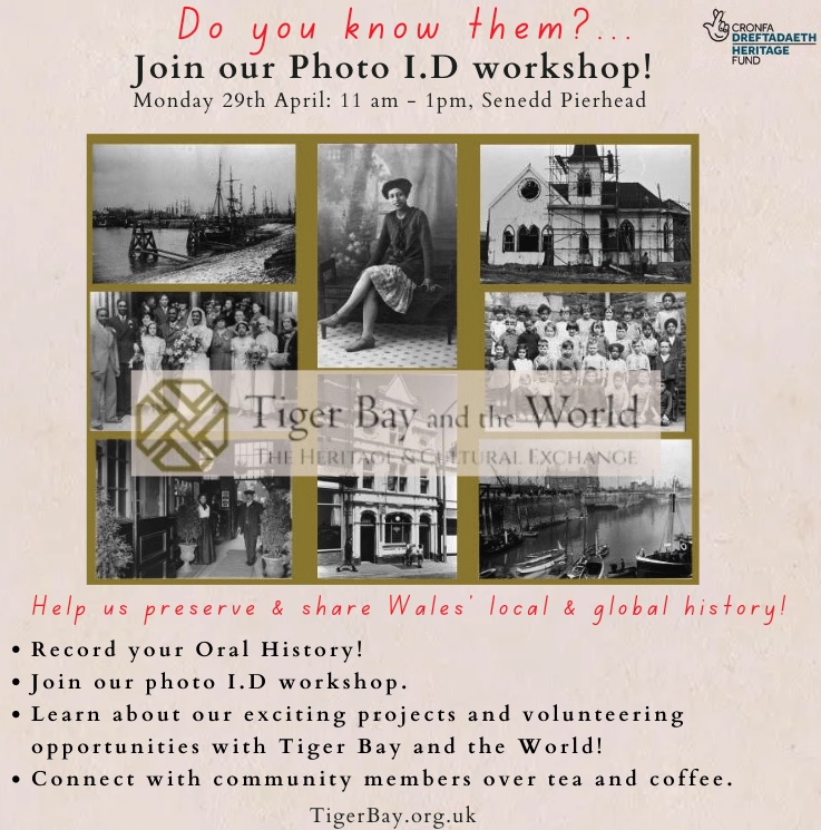 Can you help us identify community members from our archival collections?

Are you interested in Wales'd docklands & global past?

Are you Looking for work experience or volunteering opportunities?

Join us on Monday, 11am at the @SeneddWales Pierhead Building to find out more!