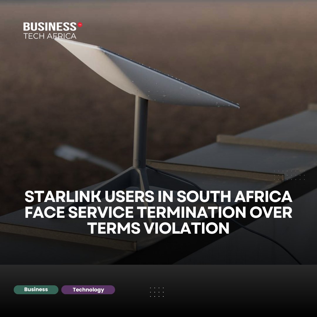 South African Starlink users are bracing for an imminent disruption as the company issued a warning that their services will be terminated by the end of the month. Read more: bit.ly/3QjLP8Z #technologynews #businessnews #bta #GenAi Windows 11 $META #AAPL