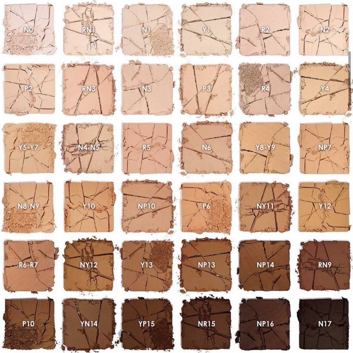 #REVEALED 🚨NEW! ✨💛The HY-GLAM Powder #Foundation #natashadenona 36 shades $55 each Online ➡️ April 25th