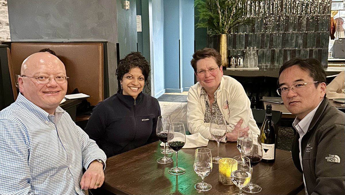 Superb seminar yesterday on genetic and circuit basis of short and long term memory by Priya Rajasethupathy @RockefellerUniv followed by fun dinner with @naoshigeuchida and Takao Hensch @harvardbrainsci