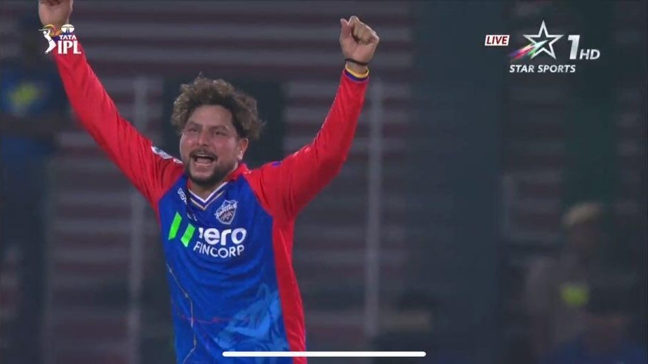 Kuldeep Yadav picked 2/29 in 4 overs in a 225 run chase.

- Kuldeep has been a standout performer for Delhi Capitals, he always delivered an economical spell. 👌