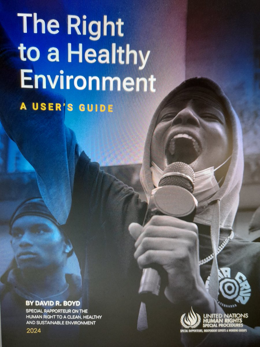 .@miseancara @LaudatoSiMvmt @fftcnetwork @UNEPFaith4Earth & partners may be interested in UN Special Rapporteur David Boyd @SREnvironment published User Guide on the Right to a Healthy & Sustainable Environment - to help turn words to policies & ACTIONS ■ ohchr.org