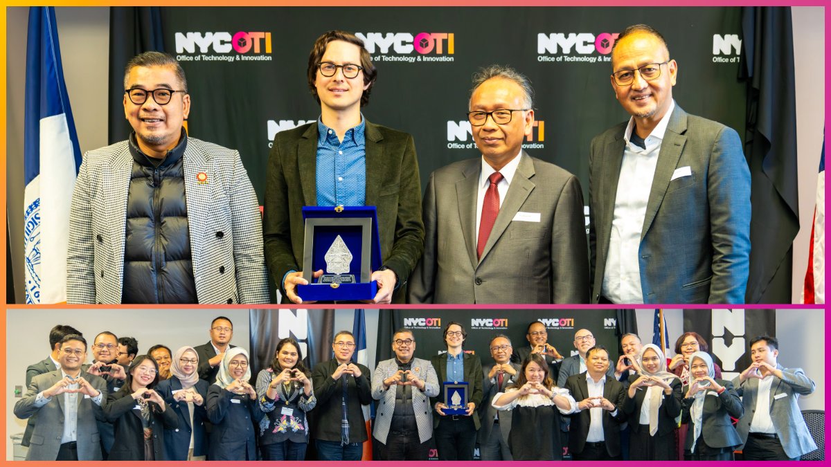#NYCOTI was honored to host an Indonesian govt delegation earlier this week to discuss how our Smart City Testbed Program advances emerging tech pilots that tackle NYC’s biggest challenges. Thanks for visiting, @IndonesiainNYC General Consul Winanto Adi & @USTDA!