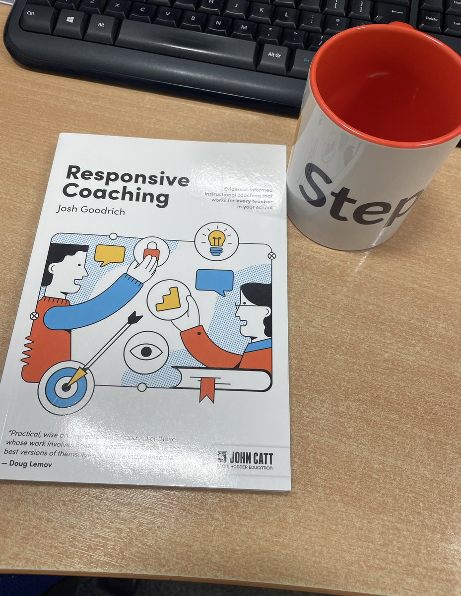 @Steplab_co @Josh_CPD @MsHighfield @HFletcherWood @LeesBrookSchool Today was a great day!! New mug AND @Josh_CPD’s new book! 🤩 Thanks @Steplab_co! Can’t wait to have a read!