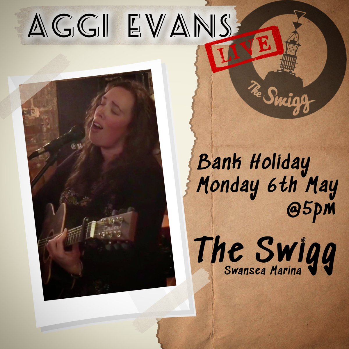 Wind down from a MEGA May Bank Holibob, with me at The Swigg, Swansea Marina 🙌🏻 Bank Holiday Monday 6th May...

#LiveMusic #NightOut #BankHoliday #BankHolidayMonday #Singer #Musician #Guitarist