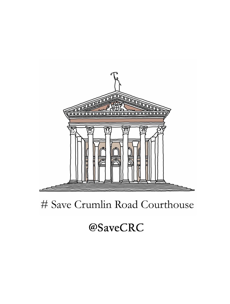 Let's build momentum. Follow @savecrc and use the hashtag #SaveCrumlinRoadCourthouse.