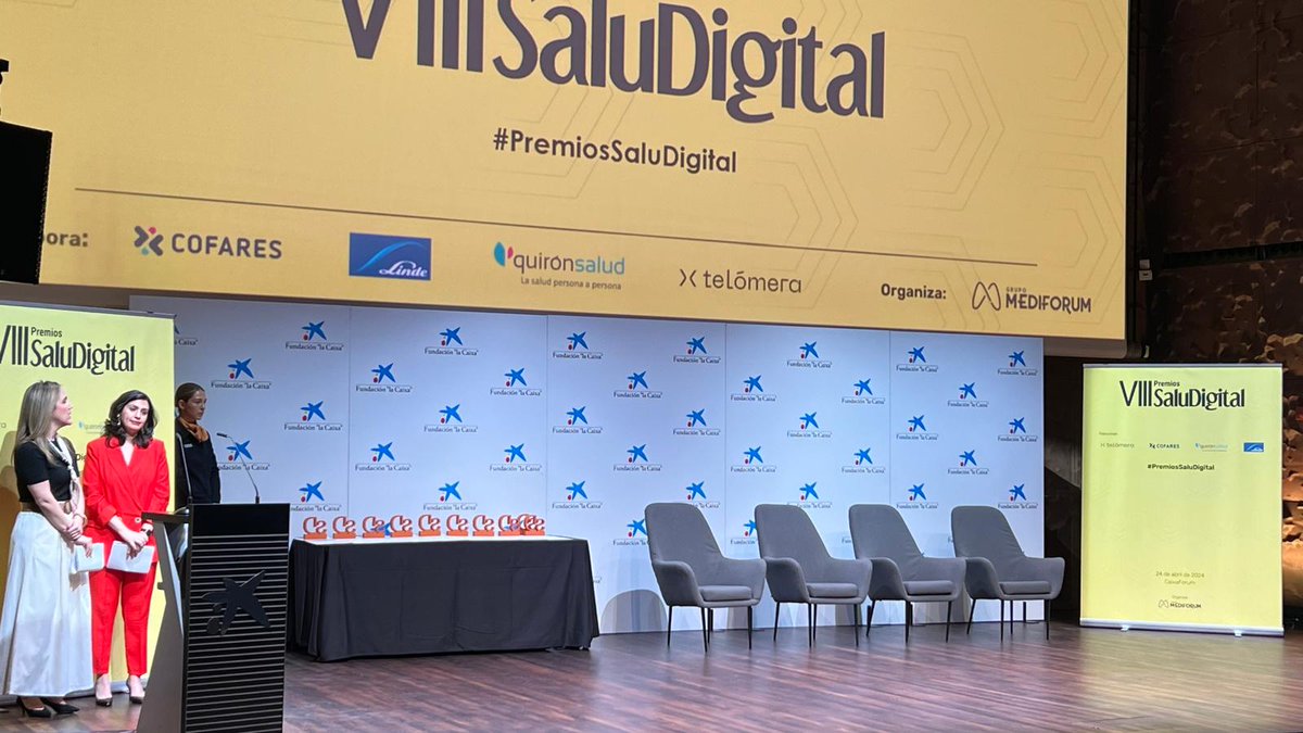 Arrancan los VIII #PremiosSaluDigital y desde Telómera nos sentimos muy orgullosos de poder patrocinar una cita anual en la que se ensalza el trabajo y la innovación en el sector de la #ehealth