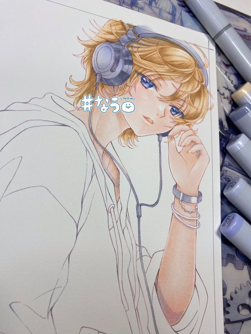 「blue eyes white hoodie」 illustration images(Latest)