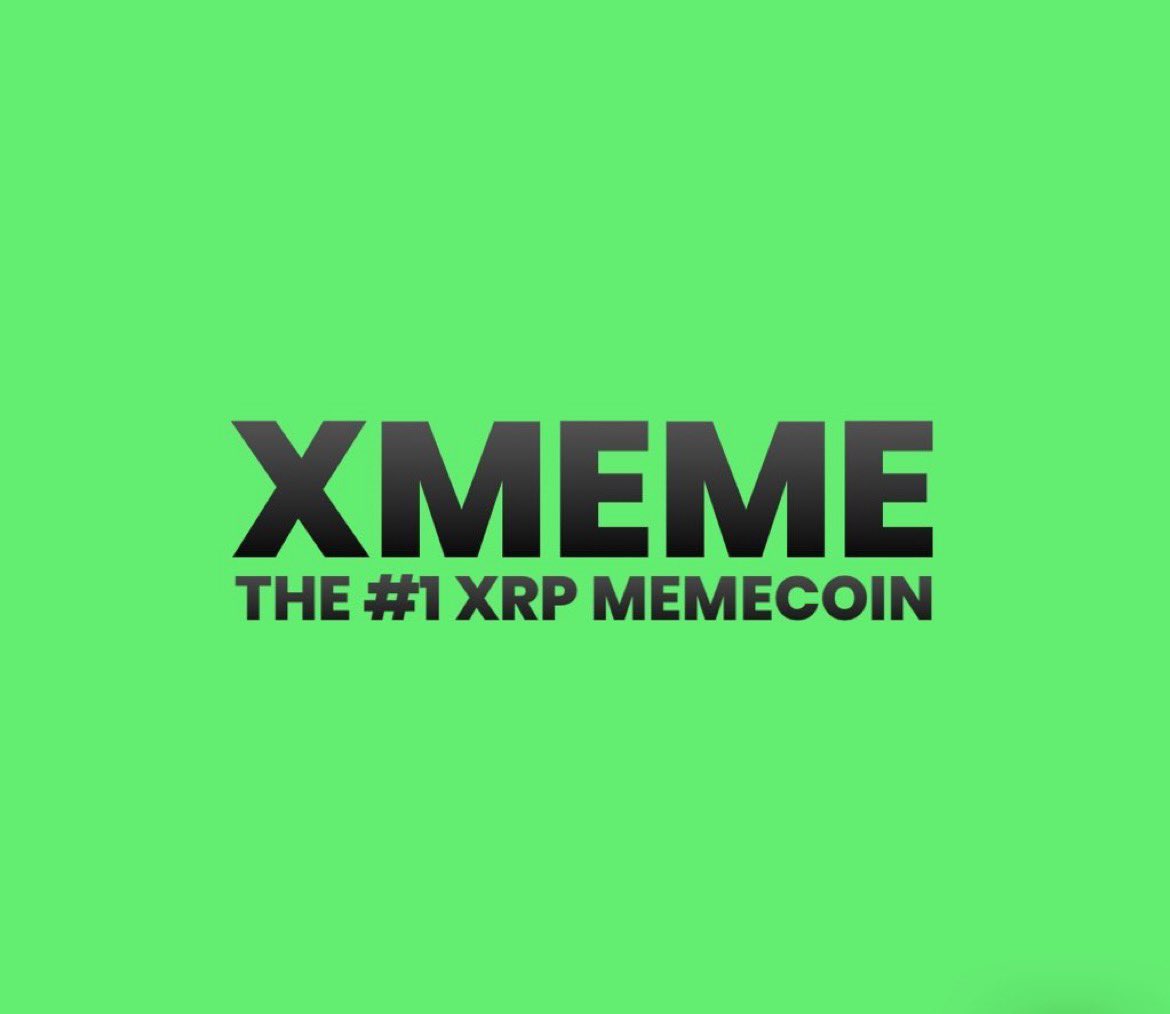 @cryptoassetsguy XRP is the ONE!

#XMEME is the #1 #memecoin  on the #XRPLedger 

Hold BOTH and get ready for the🚀🚀