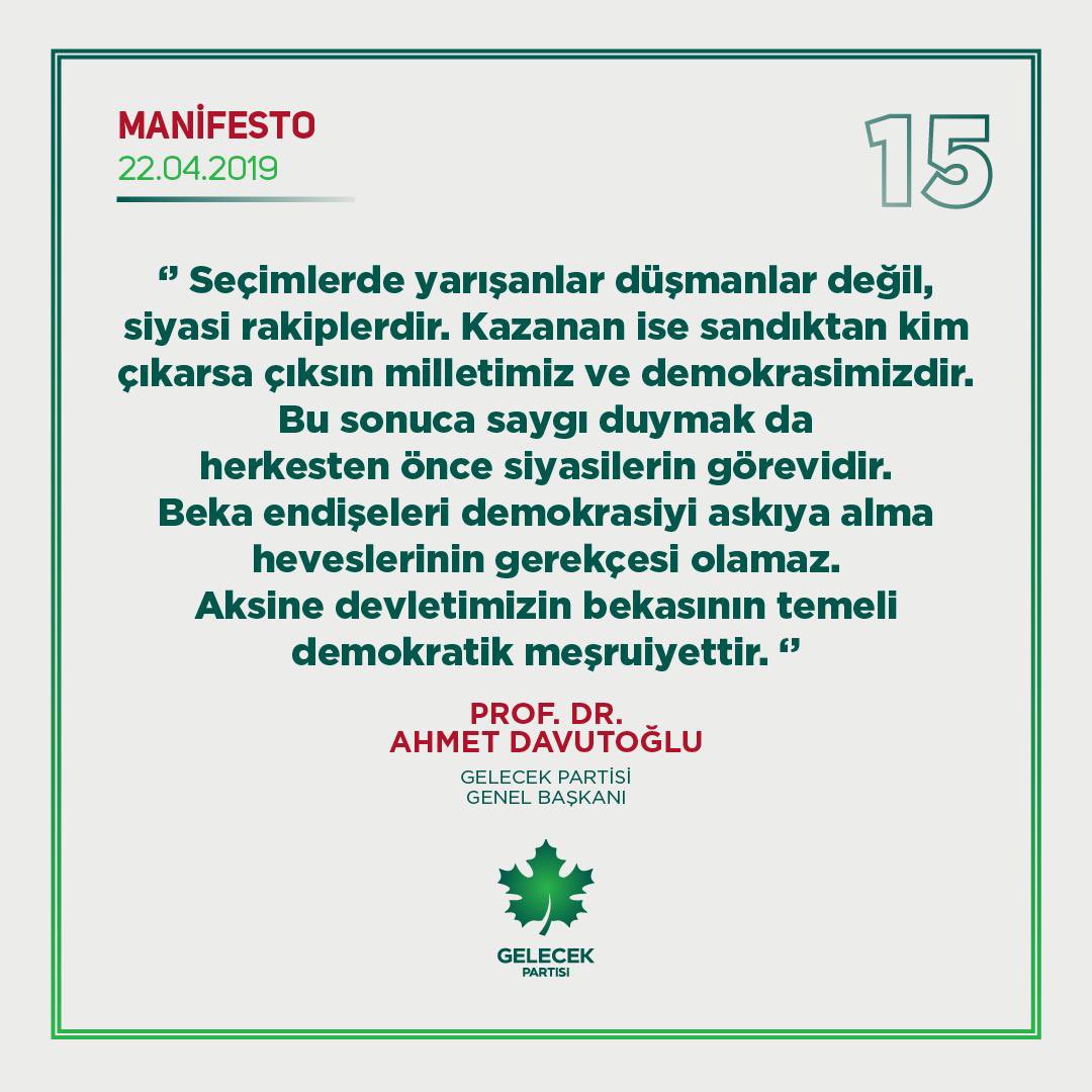 DAVUTNAVRUZ5's tweet photo. Ahmet Davutoğlu
#Manifesto
22 Nisan 2019 https://t.co/Ncp18iZBtF