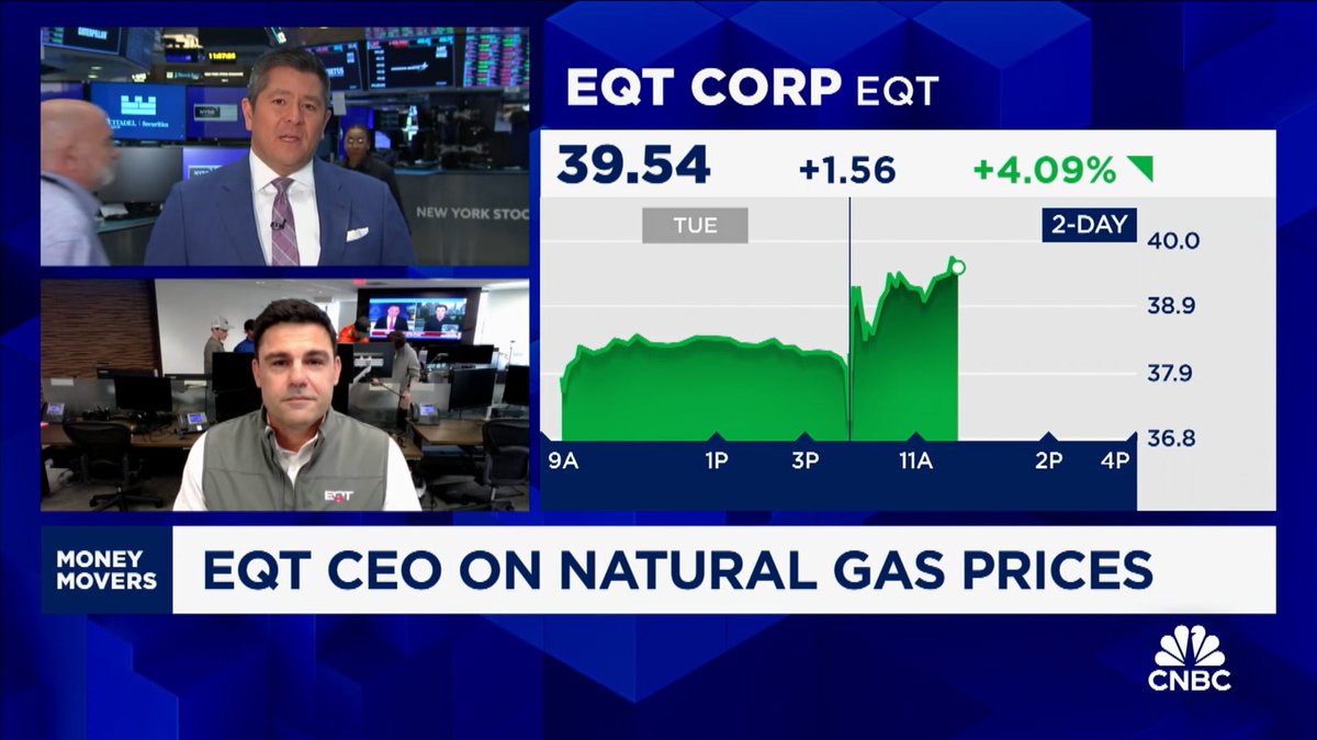 Today on @moneymoverscnbc with @SaraEisen and Carl Quintanilla, CEO @Shalennial talks about the natural gas demand and explains, 'The world is needing more energy and LNG is certainly going to be one of the tools to provide energy security to the world.' vimeo.com/938715463?shar…