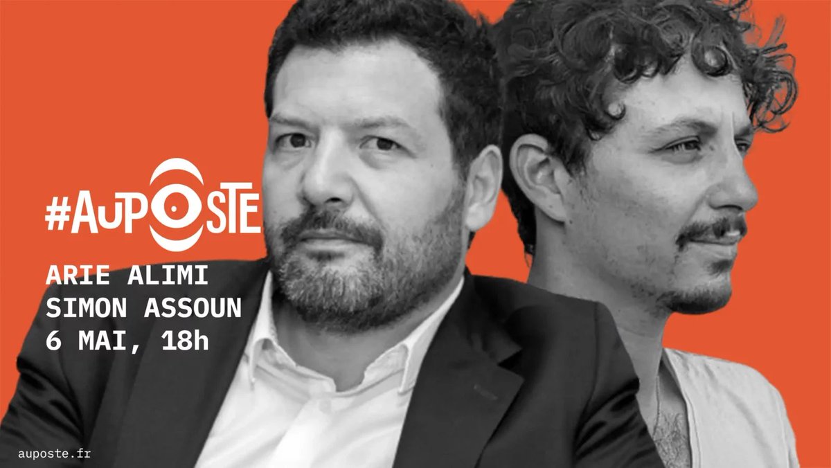 Etre #juif et de #gauche dans la France d’aujourd’hui. Débat de fond entre @AA_Avocats et @AssounSimon porte parole du collectif Tsedek! @tsdkcollectif 6 mai → 18h 🔴 En direct et accès libre grâce aux donateur·trice·s @auposte1 auposte.fr/convocation/et…