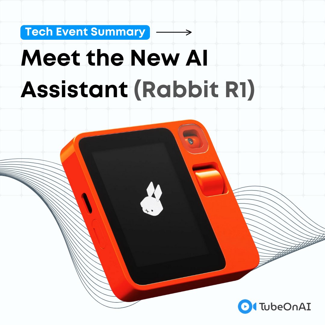 Meet the Rabbit R1, the pocket-sized game changer in AI technology that's turning heads and making waves in the tech world! Let's dive into why this isn't just another gadget—it's a glimpse into the future of personal tech. 🧵↓ #RabbitR1 #AIAssistant #AIDevices