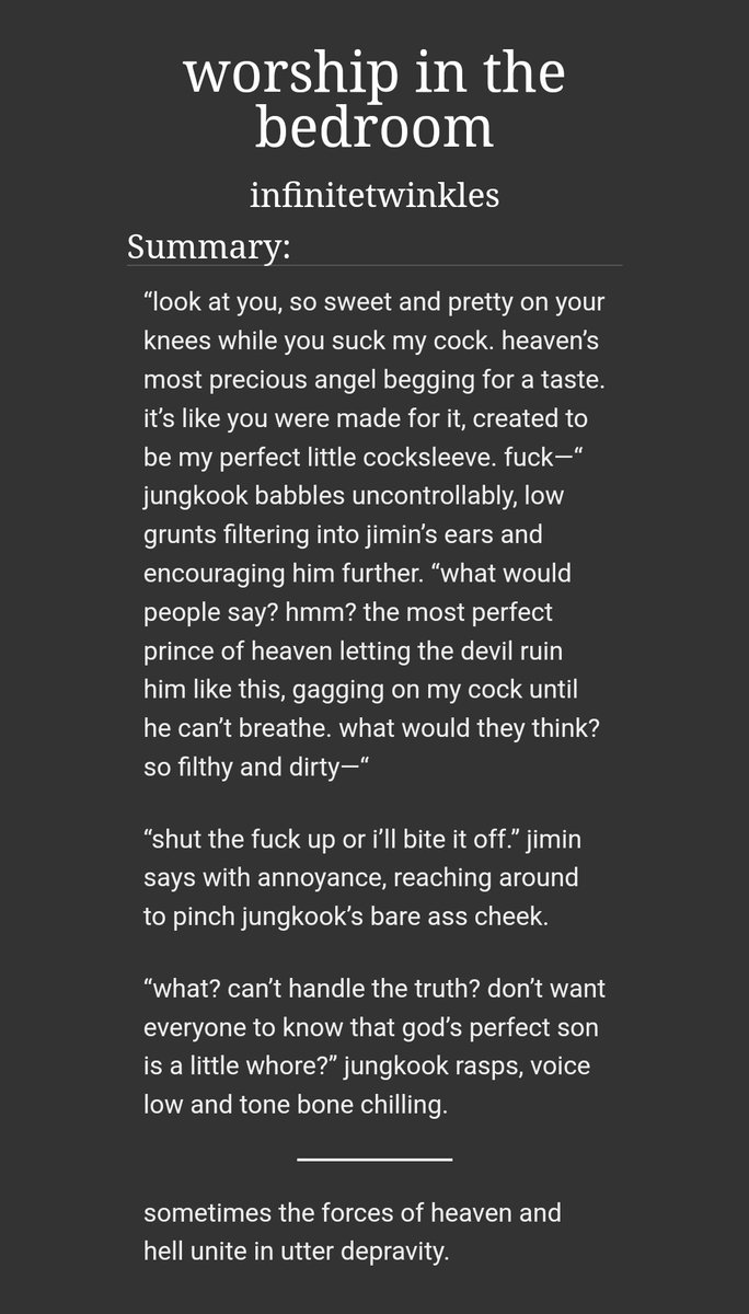 jikook ao3 recs ✧ tweet media