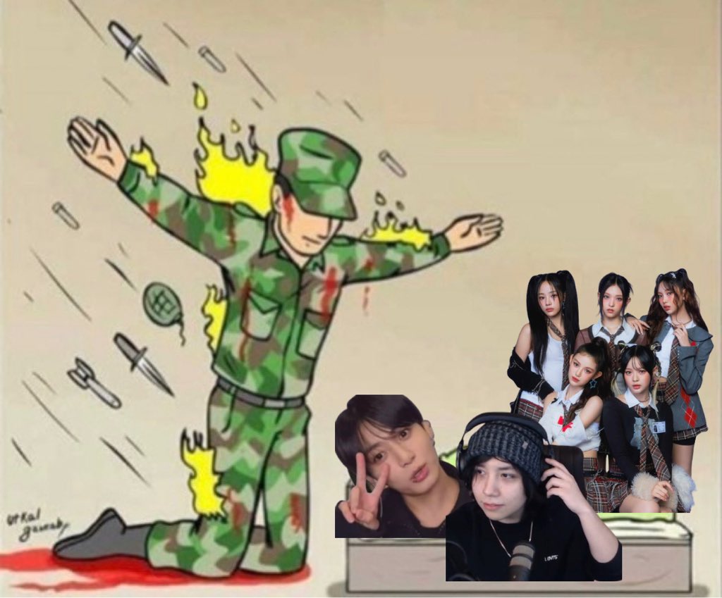 quacktwt_'s tweet photo. what it feels like coming onto Twitter while stanning Quackity, Jungkook, and NewJeans all at the same time 💀 https://t.co/HH6Zmu3ubK