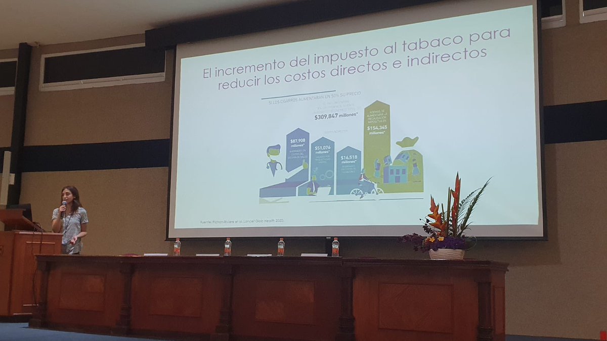 Dr. Belén Saenz shows that increased taxation has successfully reduced cigarette consumption. She emphasises the need to adjust taxes in line with inflation to maintain this downward trend. Essential for sustained public health improvements! #TobaccoControl #PublicHealthMX 🇲🇽💰🚭