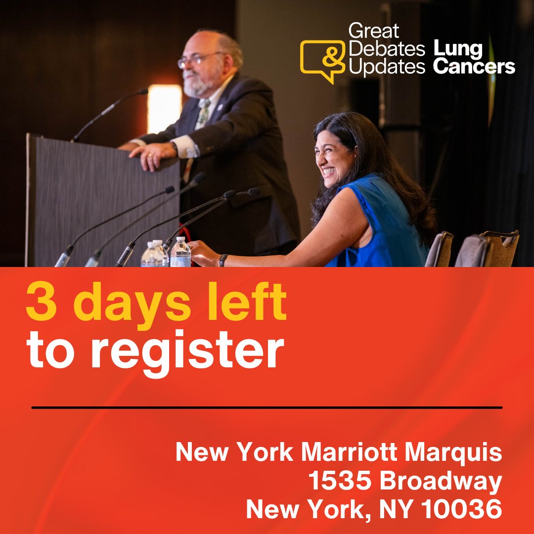⏰3 Days Left to Register! #GDULC begins this weekend, April 27-28. Clinicians can secure free 30-day on demand streaming by attending in person➡hmpglobalevents.com/gdulc/rates @CoreyLangerMD