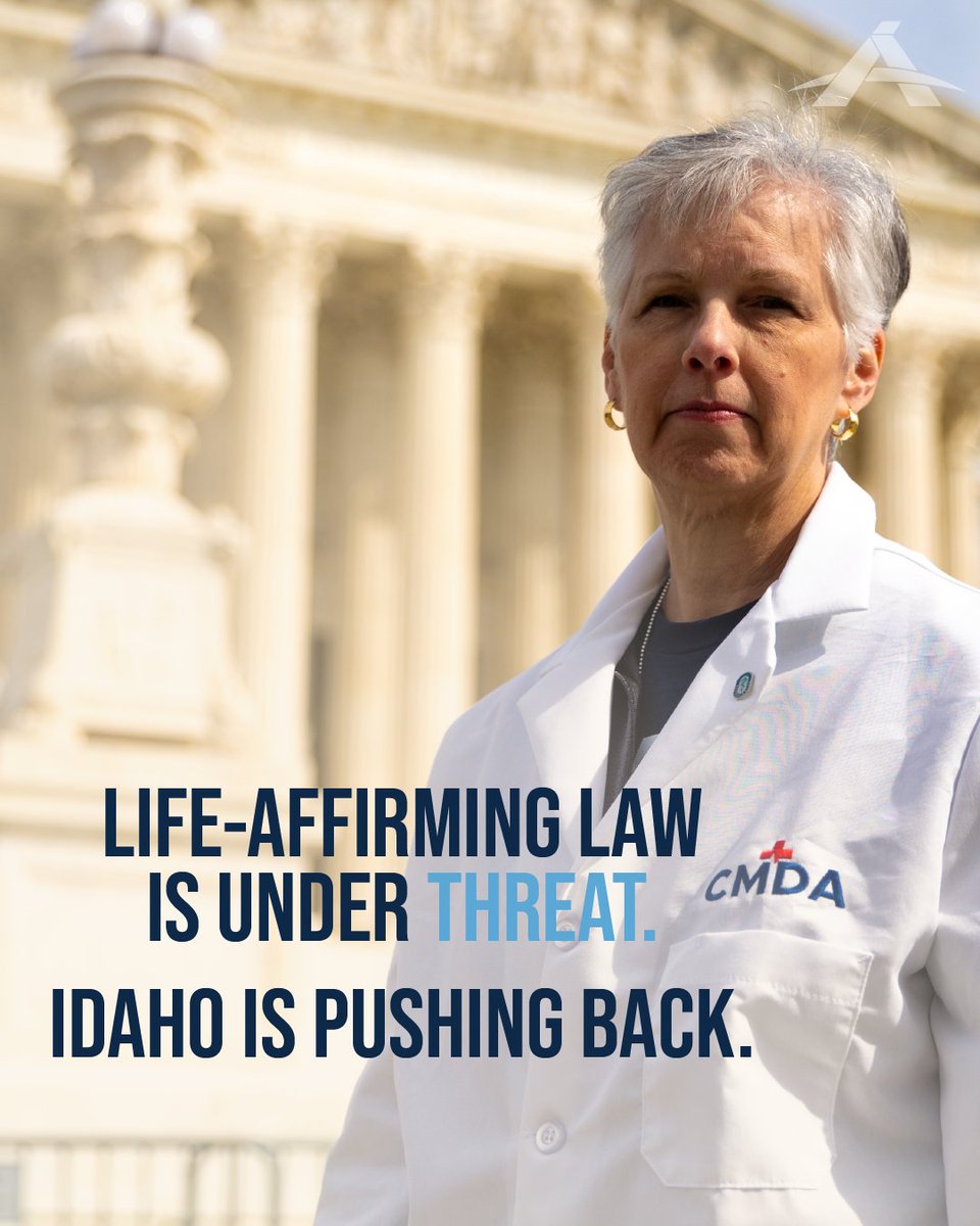 Idaho has every right to protect its life-affirming law. We're proud to stand beside them today.