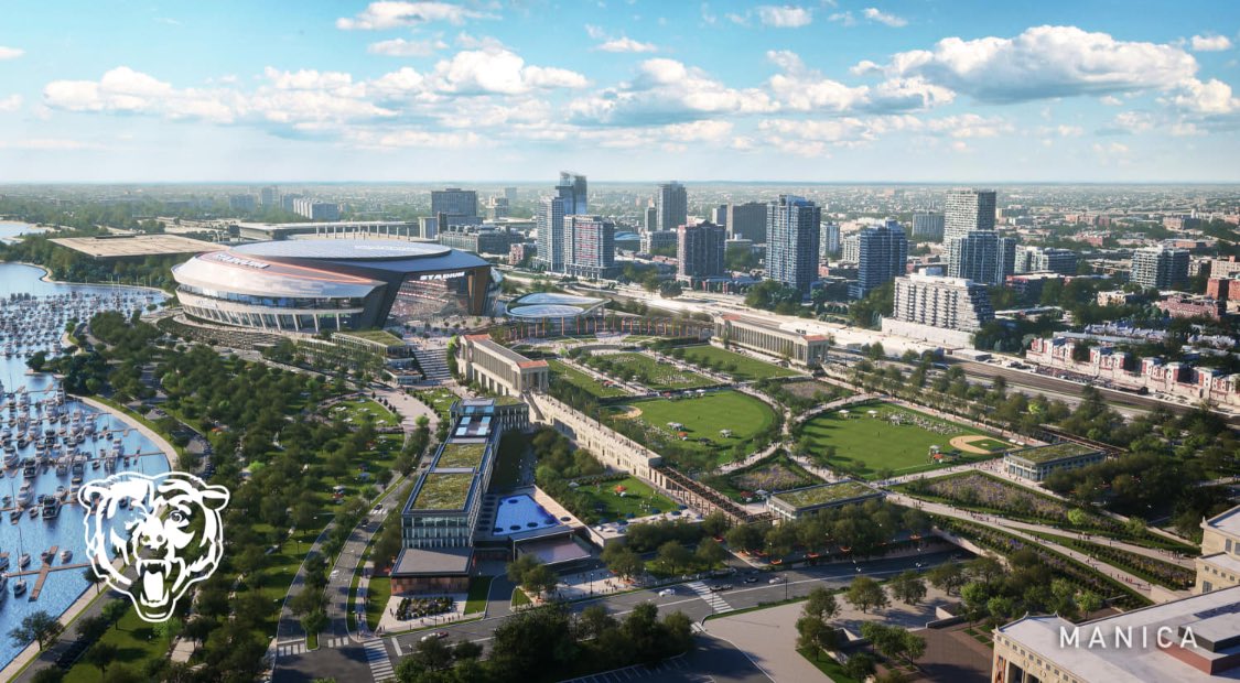 Additional renders from the newly proposed stadium on the lakefront 
Via: @ChicagoBears