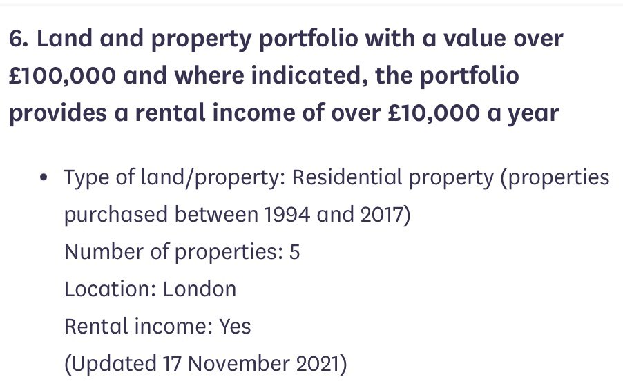 #Cotswold MP Sir Geoffrey Clifton-Brown (C) is currently in Parliament keenly watering-down the Renters Reform Bill

Er,  he just happens to be a wealthy London landlord