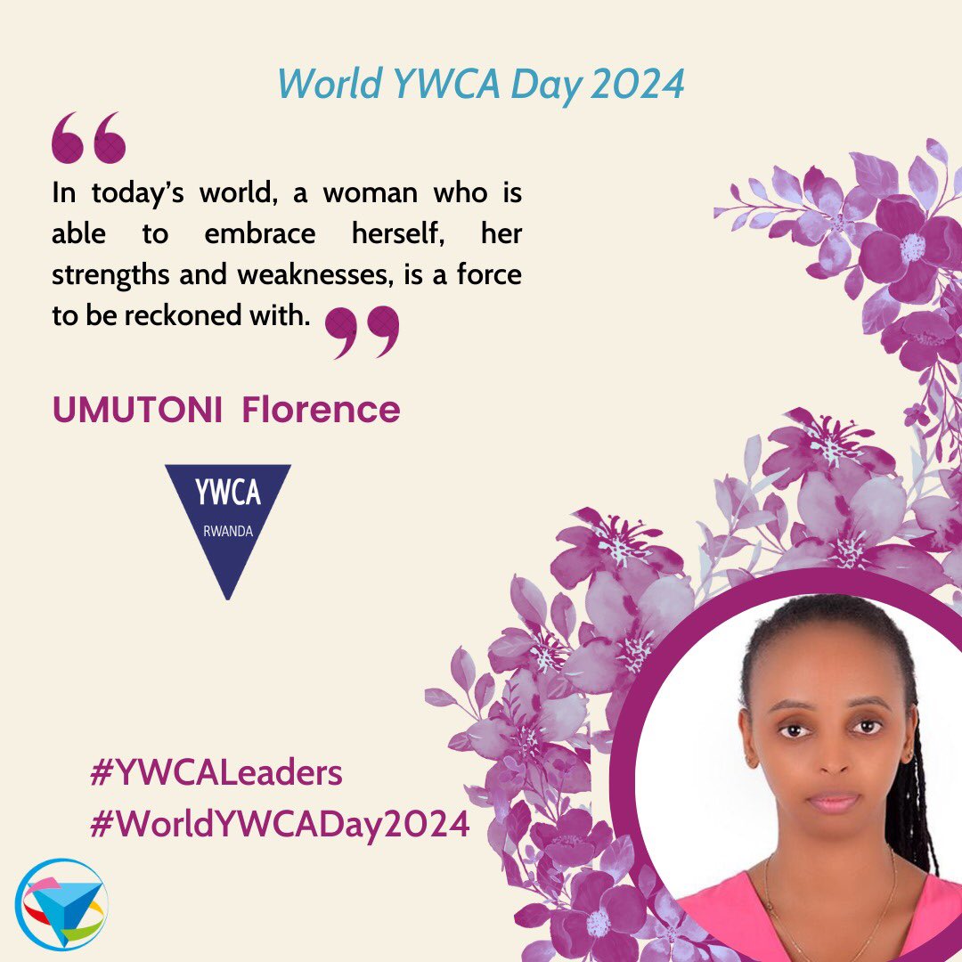 YWCARwanda's tweet photo. In the spirit of #WorldYWCADay, here are some short messages from Young women in YWCA Rwanda to conclude this special day. 
#YWCALeaders 1/2 https://t.co/rk4p858D7f
