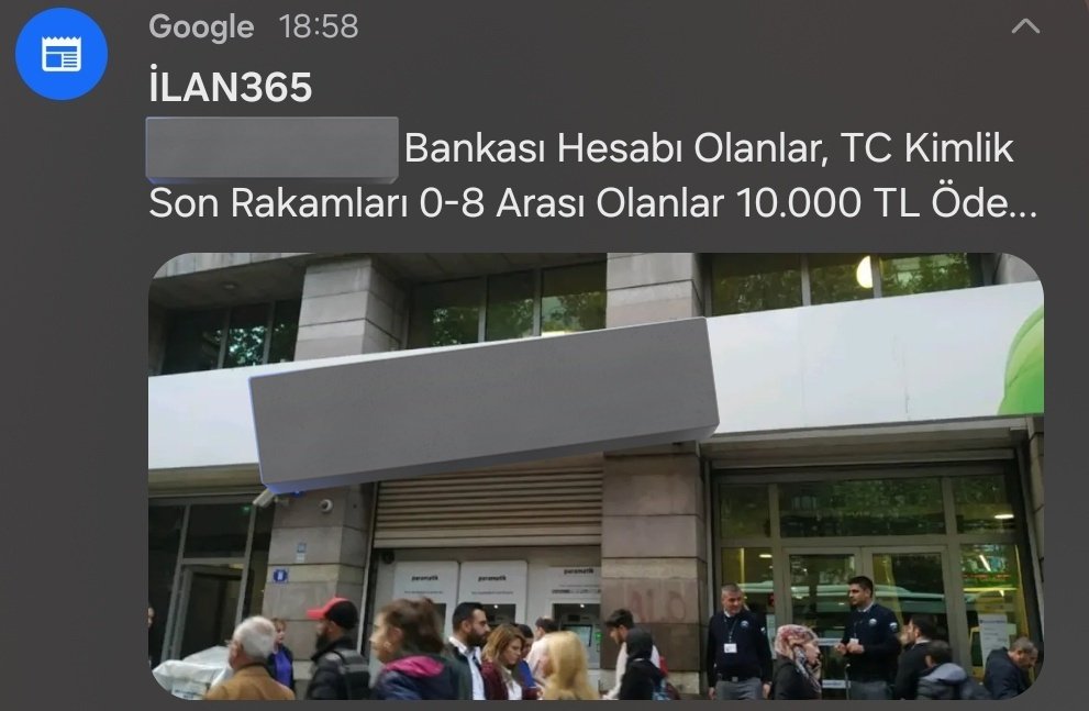 'TC kimlik numarası son rakamı 0-8 olanlar' Clickbait yapacağız diye utanmayı bi kenara bıraktılar.