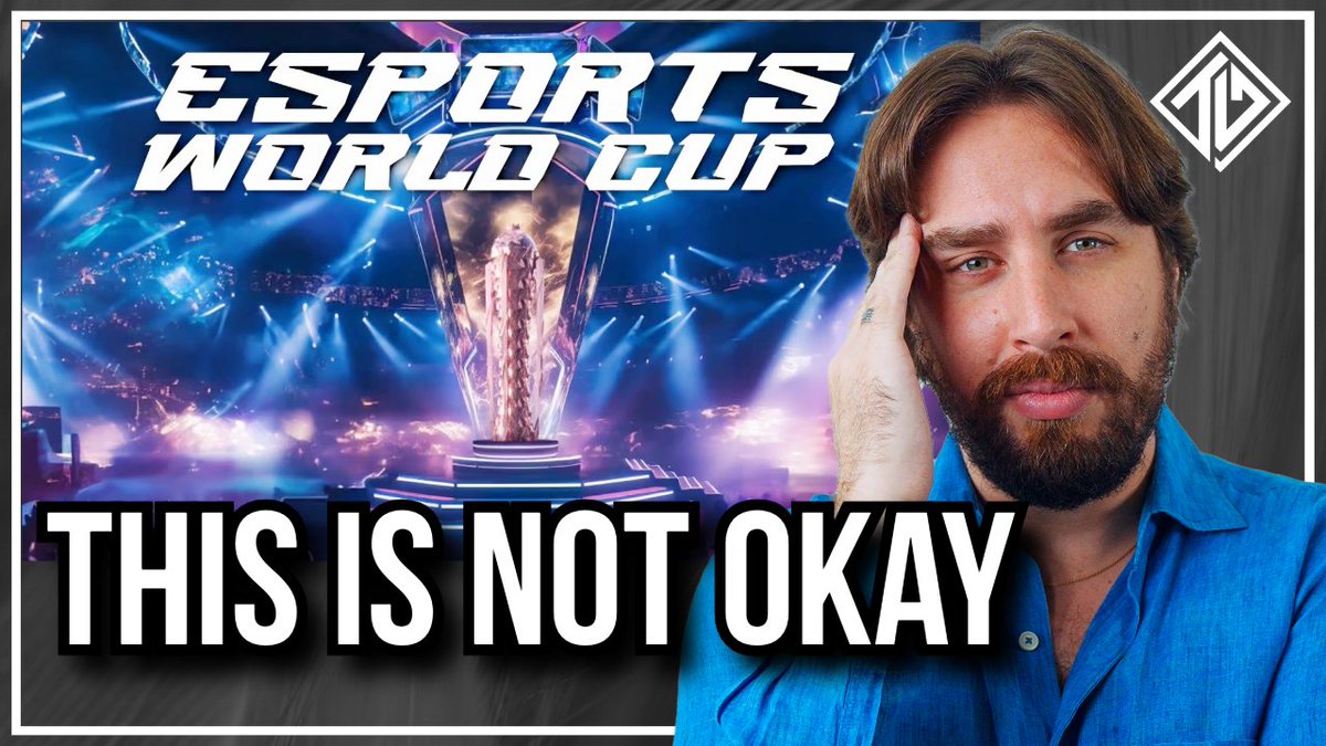 Why I will not be covering or watching the Esports World Cup

Video: youtube.com/watch?v=TSwqlR…