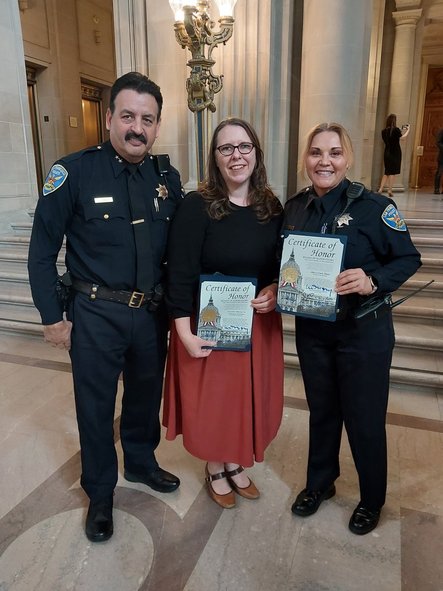 SFPDPerea's tweet image. Happy @sfbos recognize @sfpd for our accomplishments in reform work becoming a model of 21st century policing. Thanks to all our members who make it happen everyday and to those leading the work. Congrats to Exec. Dir. McGuire, Officer Hilder