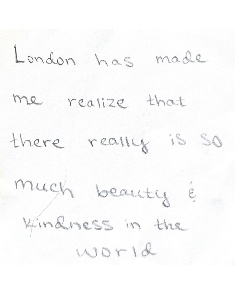 We have loved seeing your responses to our question ‘How has London changed you?’ Visit the ‘Lost & Found’ exhibition in UCL South Cloisters until 31st May 2024 to see more responses and share your own! #europeanliterarylondon #LondonChangedMe