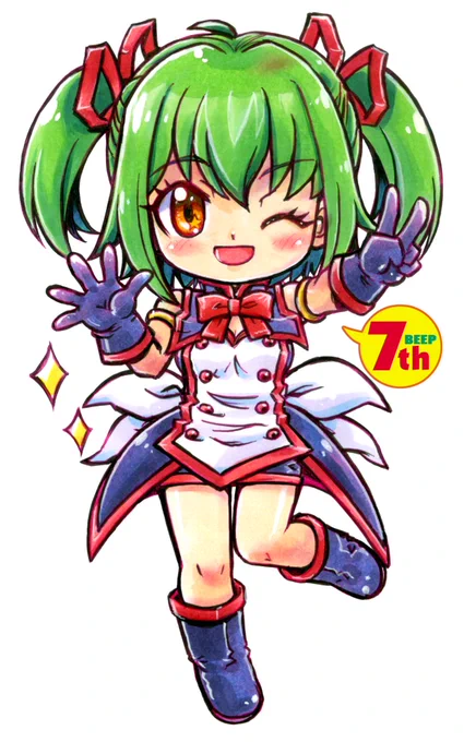 BEEP!ちゃん リサイクル絵