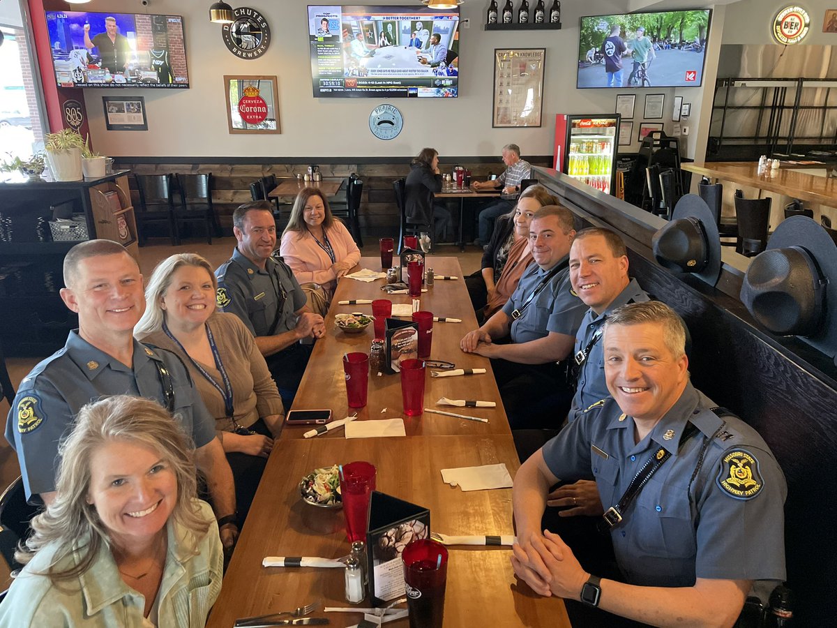 Administrative Assistant’s Day - Lunch with the Troop A Staff at Pappo’s Pizzeria in Lee’s Summit. Thank you for ALL you do!
