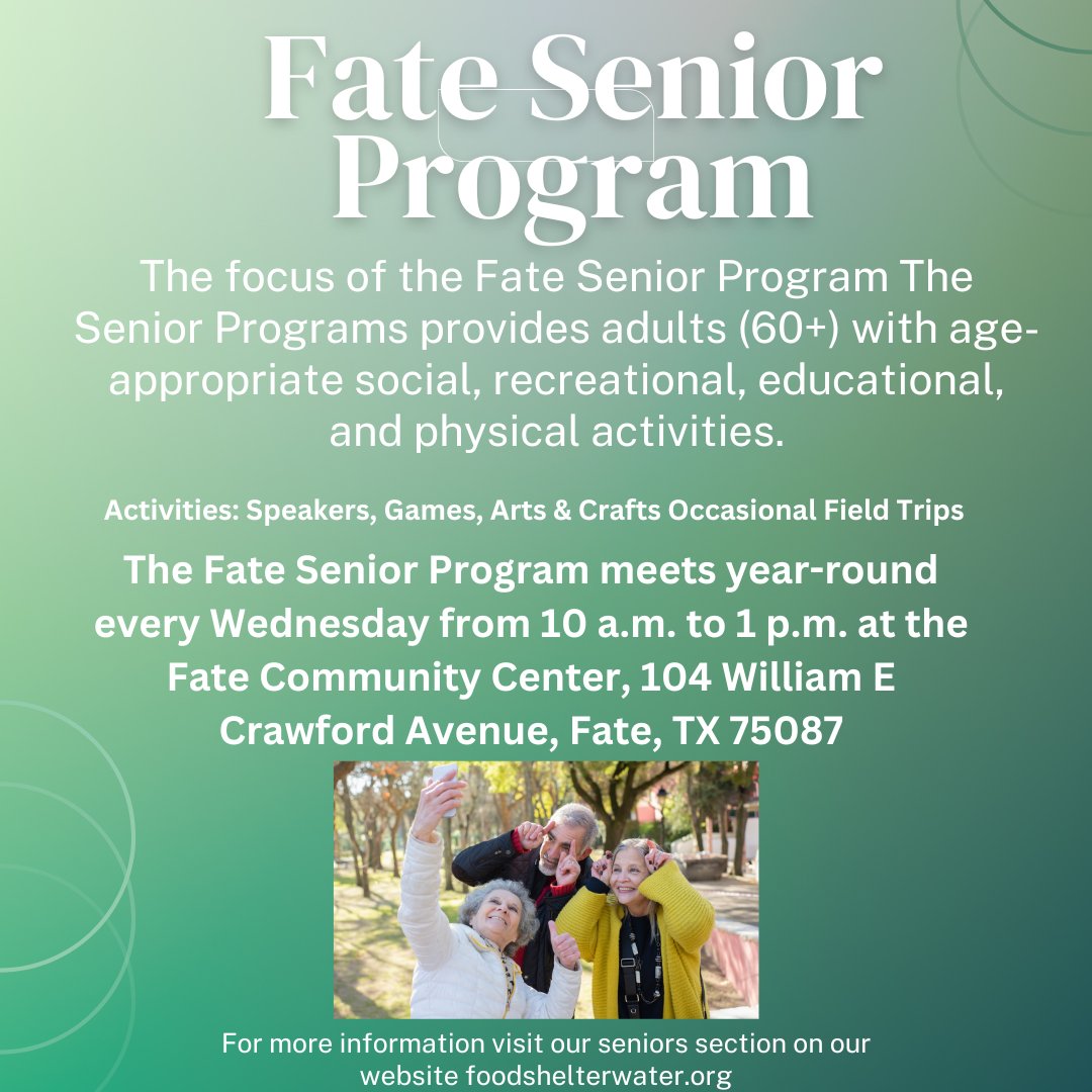 Seniorsdailyusa's tweet image. Like and share!
#seniors #seniorprogram #60+ #community #seniorcitizens