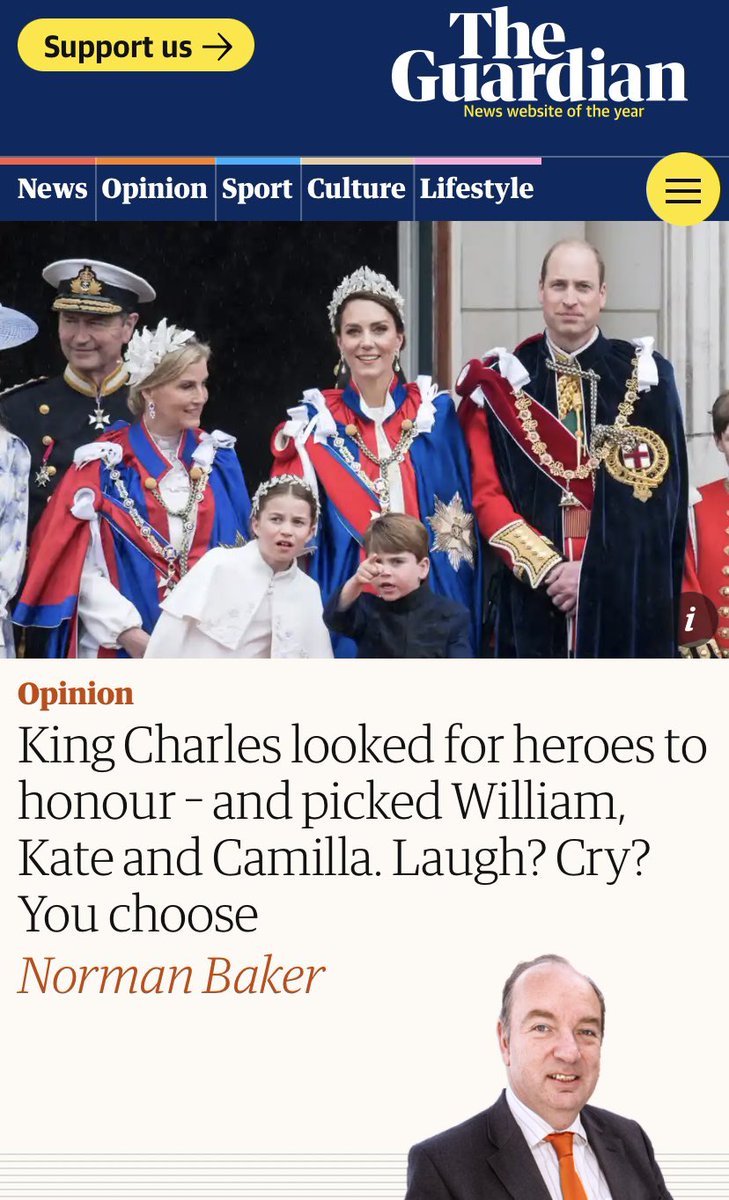 A great read! #ThatFamily continues to be a global joke. 🙊😂

“Even more absurd, if that is possible, is the notion that the royal family can with a straight face award medals to themselves.”

Archive link 👉 archive.is/1RbN6

#AbolishTheMonarchy