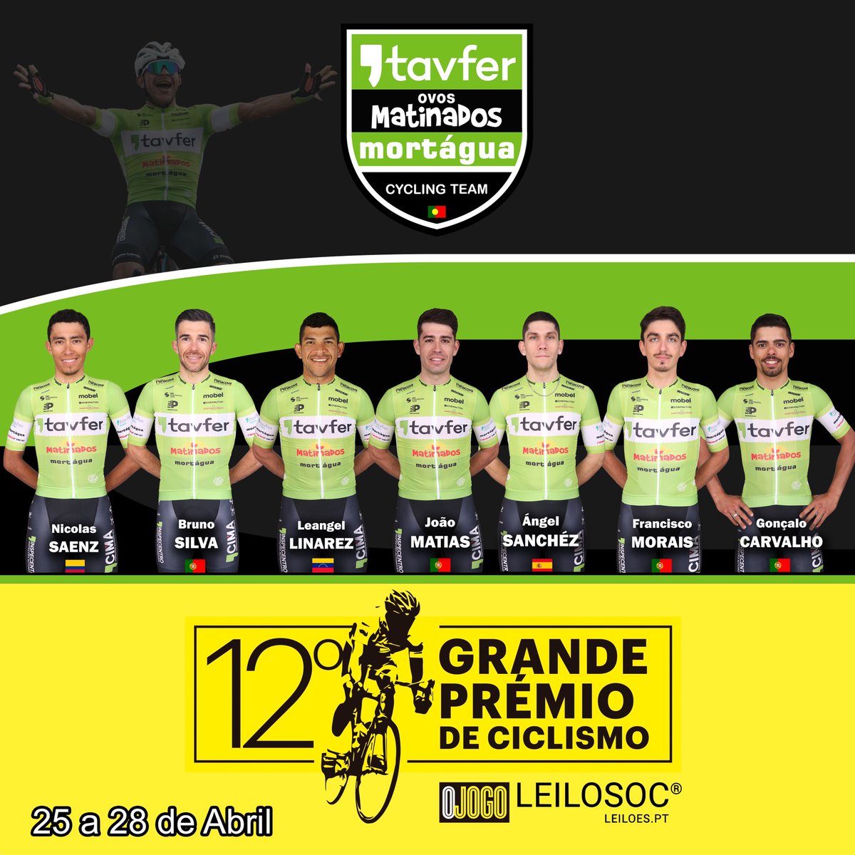 Os nossos 7 magníficos para o GP O Jogo 💚

🗓️ 25 a 28 de Abril