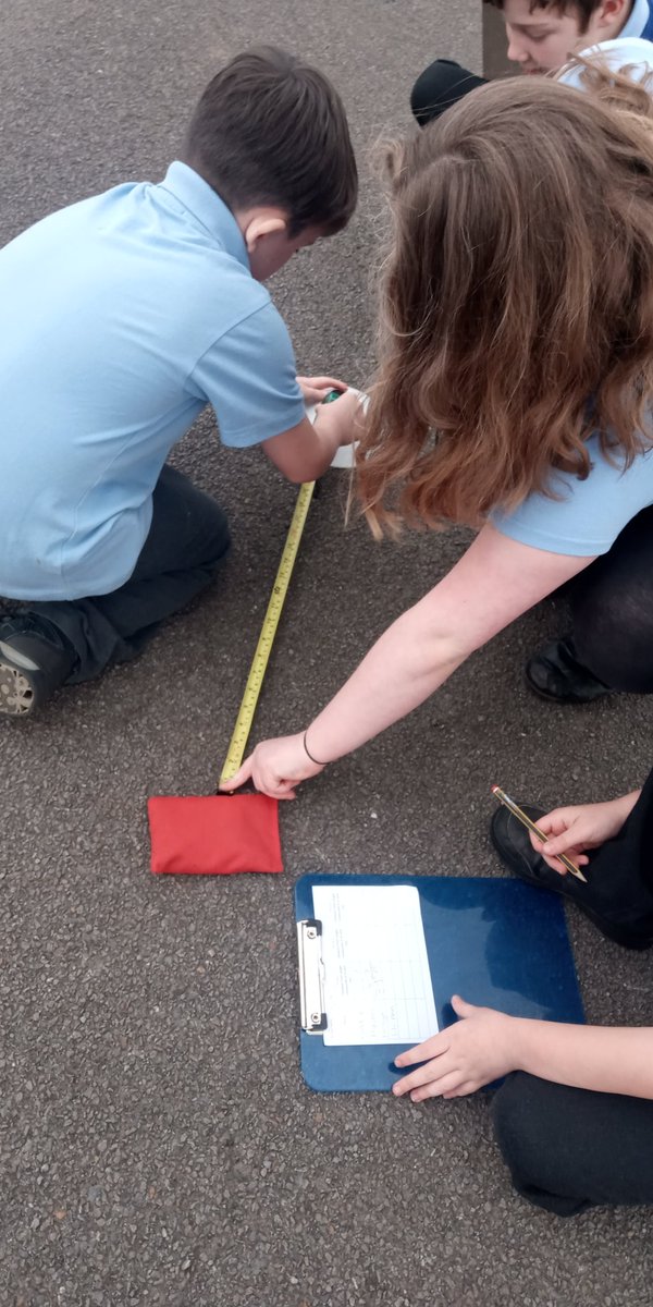 Year 4 used their measuring skills to work out how far their bean bags were away from the target. #healthandwellbeing #numercyskills