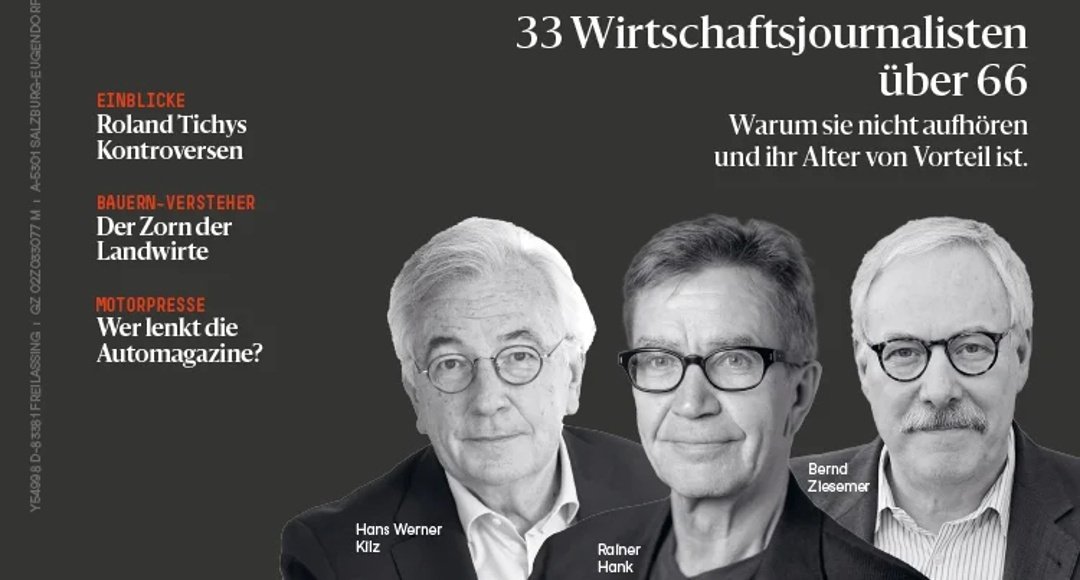 Aufhören kommt für sie nicht in Frage: Die Rentner-Gang im Journalismus: kress.de/news/beitrag/1… #Medien #Führungskräfte #Publishing #Journalismus #Digital @marcus_hebein @BerndZiesemer @hankrainer #Wirtschaftsjournalist