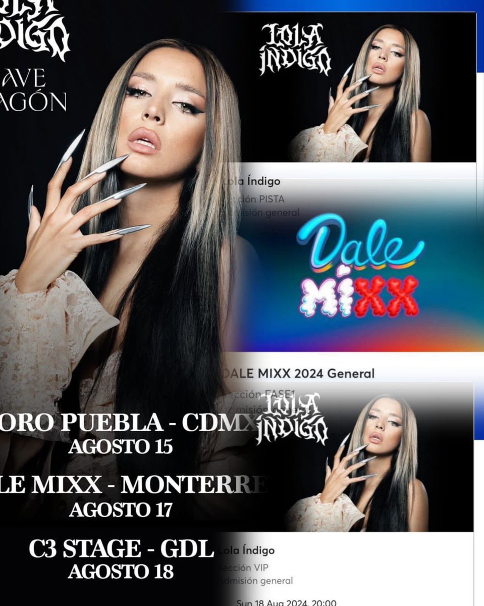 Nos vamos de tour a ver a la mamá dragona en Agosto! <a href="/lolaindigomusic/">lola indigo | info oficial</a> ❤️

#NaveDragón <a href="/LolaIndigoMx/">🐲 Lola Indigo México 🇲🇽</a> 🛸🐉