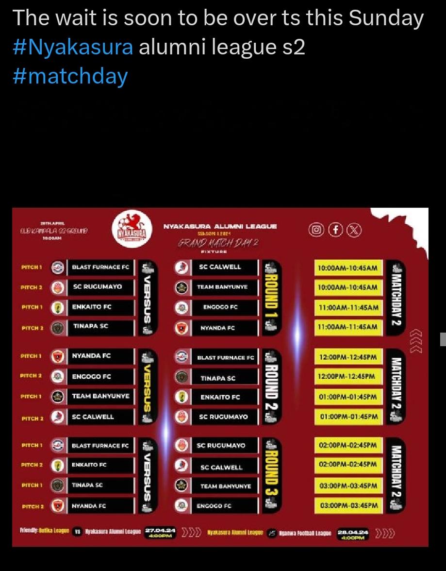 We wanted to warn some Neighbours but later agreed to let them first taste our fury this Sunday @Nyash_League <a href="/FcNyanda/">Nyanda FC</a> <a href="/Tinapa_SC/">Tinapa SC</a>