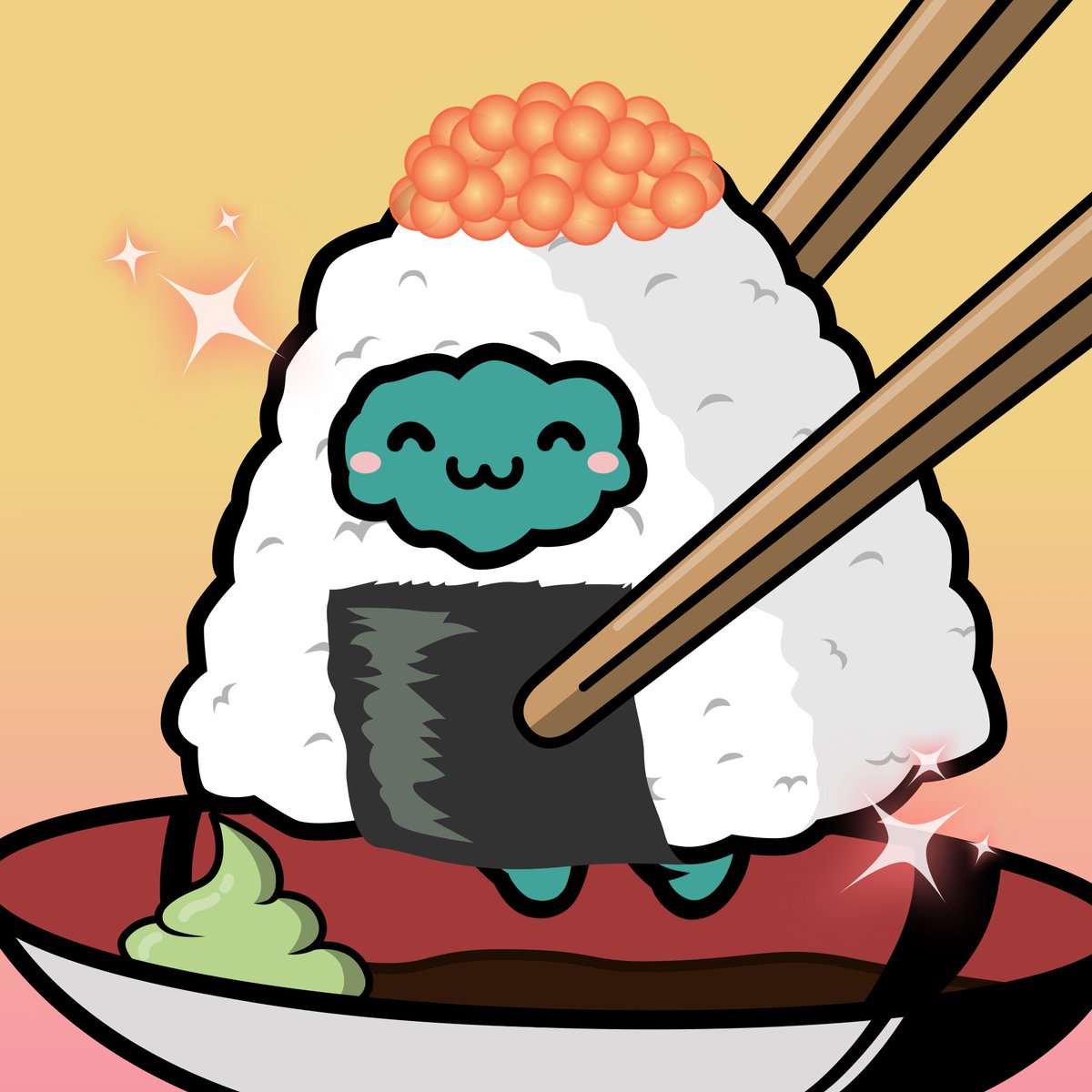 Happy Beanz Day everyone!!!
Because it’s HBD, AzuKitchen will serve some nice #foodporn to you🔥🫶🤤

On today’s menu: Onigiri #Beanz with mentaiko topping 🍣 

To taste a little bit of our edit specialty you can visit the #Azuki Discord Asset channel ⛩️🫘🪽🫶🔥