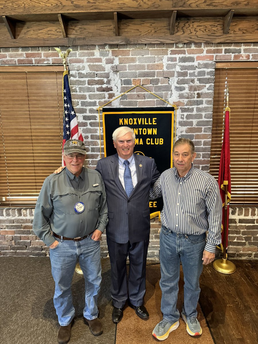 Today we had Jimmy Duncan brought to us by Chris Hoosier to speak about his career and his new book #Sertoma #KnoxSertomaClub #KnoxvilleTN