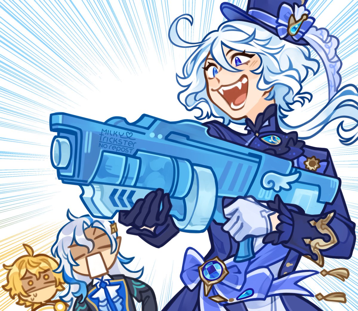 All this time I thought Furina was the bubble murderer but I think I actually predicted Sigewinne flawlessly
#GenshinImpact