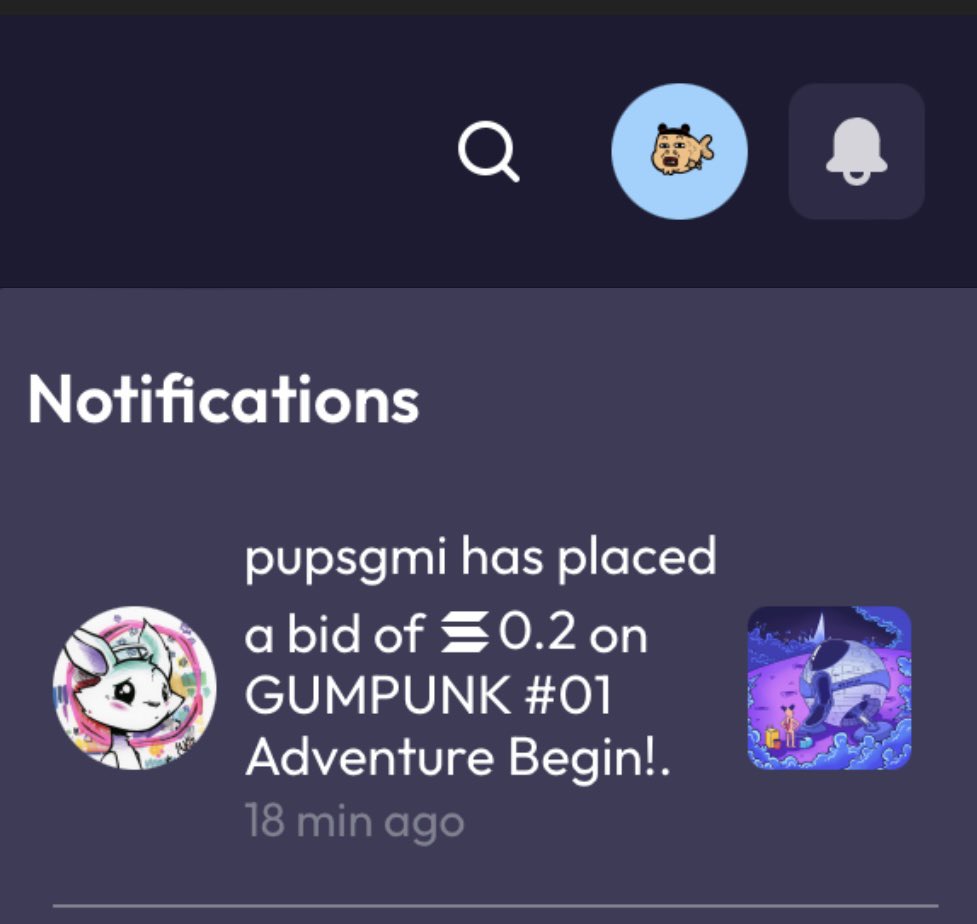 fakisha08's tweet photo. OMG OMG OMG!!!! ๐ญ๐ญ๐ญ๐ญ๐ญ
Got my 1st bidder for my artwork.
THANK YOU SOO MUCH @pupsgmi for your super kind bid.๐๐๐
1day 8 hour to go!
@artplexio #sol #alifaziz #NFT https://t.co/k8wguibW4Q