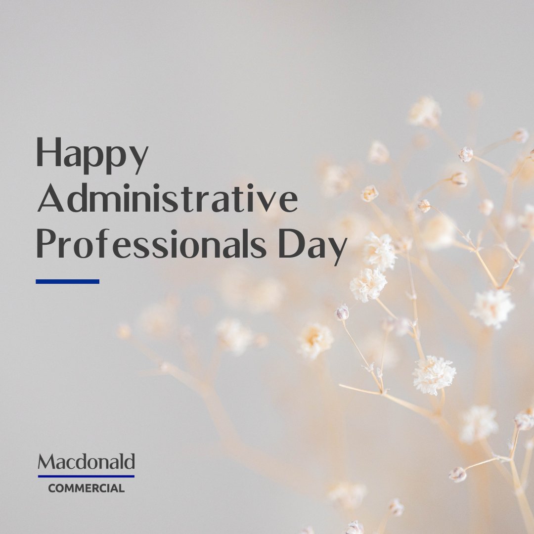 Macdonald_Comm's tweet photo. 🌟 Happy Administrative Professionals' Day! 🌟 Thank you for all that you do!  #AdministrativeProfessionalsDay https://t.co/NOrrjFYADM