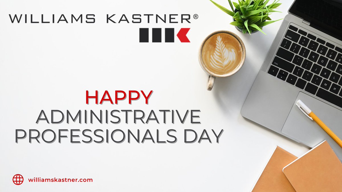 WilliamsKastner's tweet image. Our dedicated team of administrative professionals is integral to ensuring our offices across the #PacificNorthwest run smoothly and efficiently. We thank them for all the exceptional #work they do for us each day. Happy #AdministrativeProfessionalsDay! #admin #business
