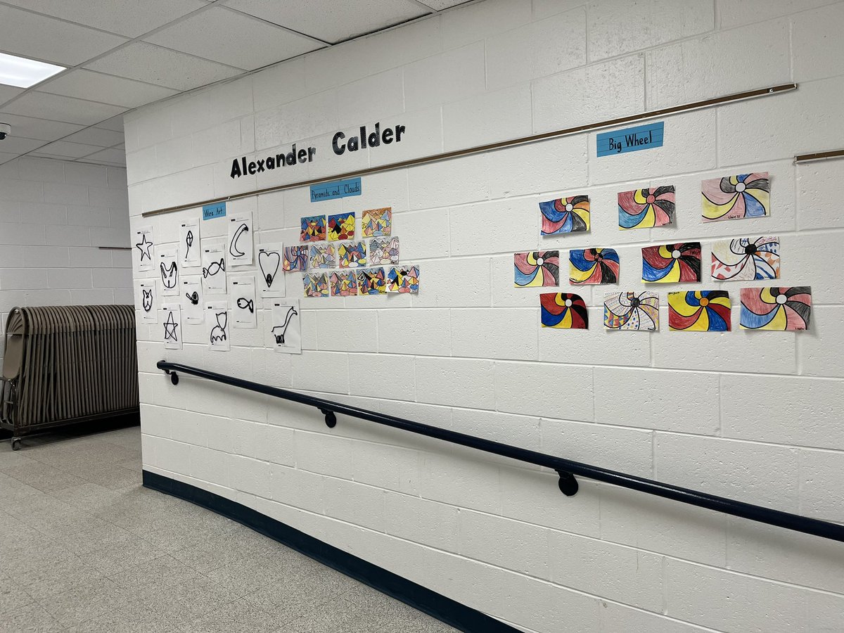 Kicking off our elementary wide study of Alexander Calder <a href="/sophnelson/">Miss Nelson</a> <a href="/calderfdn/">Calder Foundation</a> <a href="/HaddonSchools/">Haddonfield Schools</a>