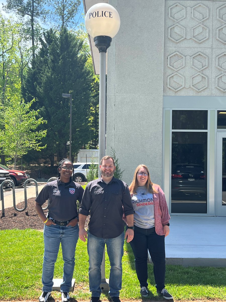 URPD staff and Emergency Management showing support for #URDeminDay2024 @spiders_care