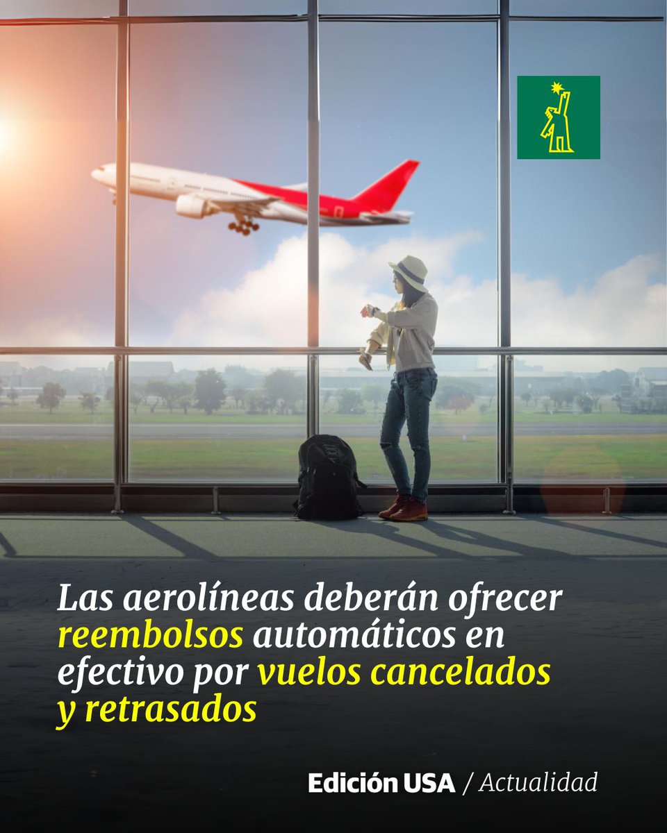 🇺🇸|#DiarioLibreUSA | Las aerolíneas aún podrán ofrecer otro vuelo o un crédito de viaje en su lugar

🔗 ow.ly/Z1zE50Rnph5

#DiarioLibre #Aerolineas #Reembolsos #Viajes