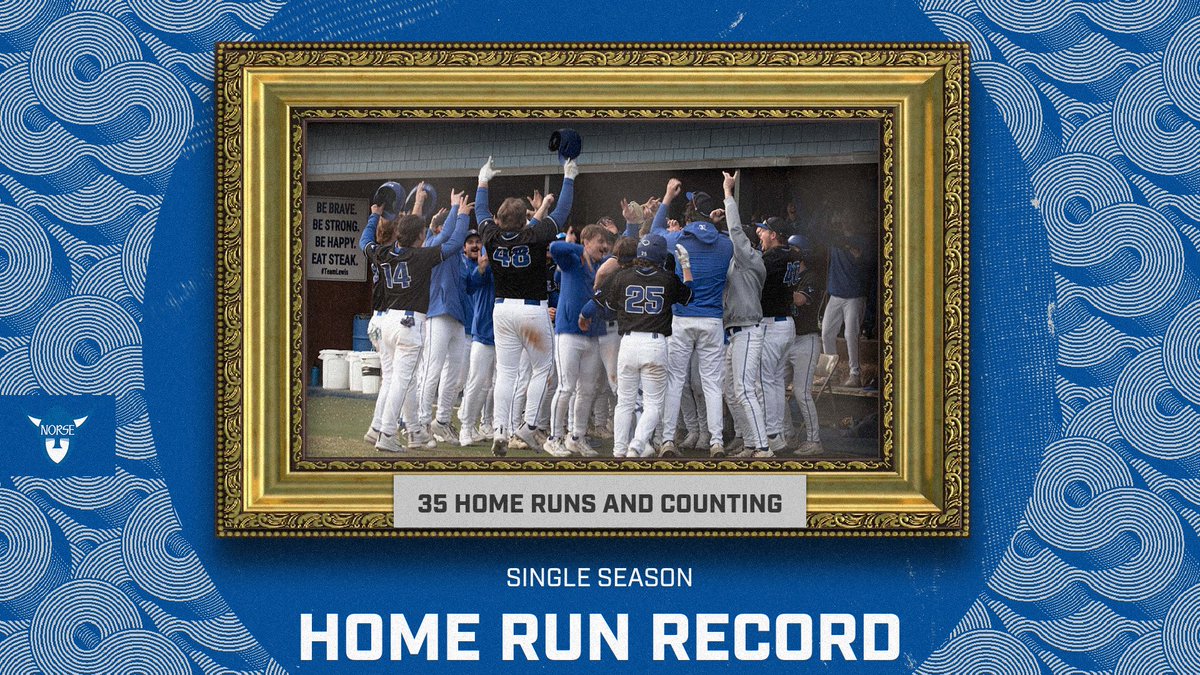 The Norse set a new school record of 35 home runs in a single season. The previous record was 32 set in 2005. 

#GoNorse #NorseNation #LutherCollege