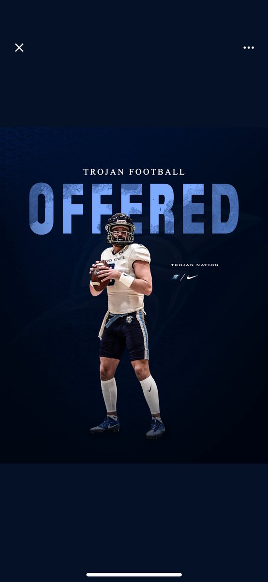 Lukedawwg51's tweet photo. Praises to the Most High 🙌🏼, I am blessed to receive an offer from DAKOTA STATE https://t.co/4piH0wjrYH