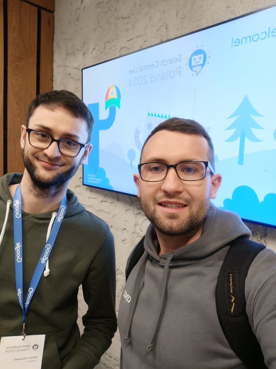 jarominiak's tweet photo. Search Central Live Poland 2024 #ScPoland #ceneo #seo #google @JohnMu @g33konaut @CeneoPL https://t.co/9BGdXL5k5O